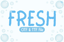 Fresh | Handwritten font