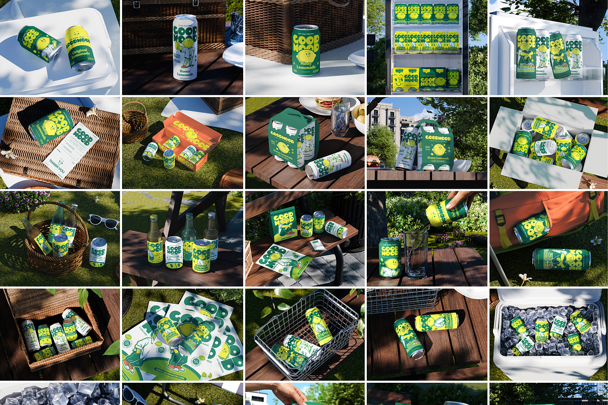 Soda Drink Can Mockup & Packaging, a Packaging Mockup by Vitora Mockup (Photo 2 of 12)
