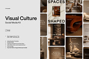 Visual Culture - Social Media Kit, a Social Media Template by MustaART (Thumbnail 1 of 9)