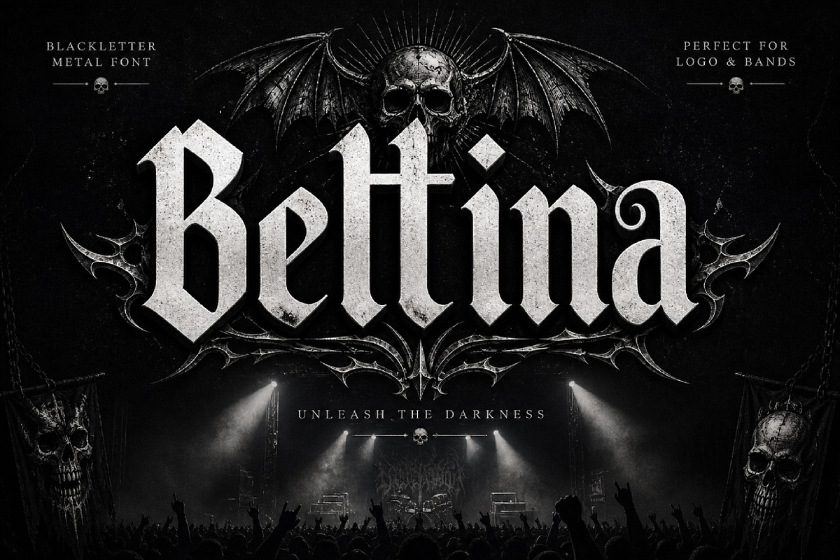 Beltina, a Blackletter Font by Wow Magic (Photo 2 of 4)