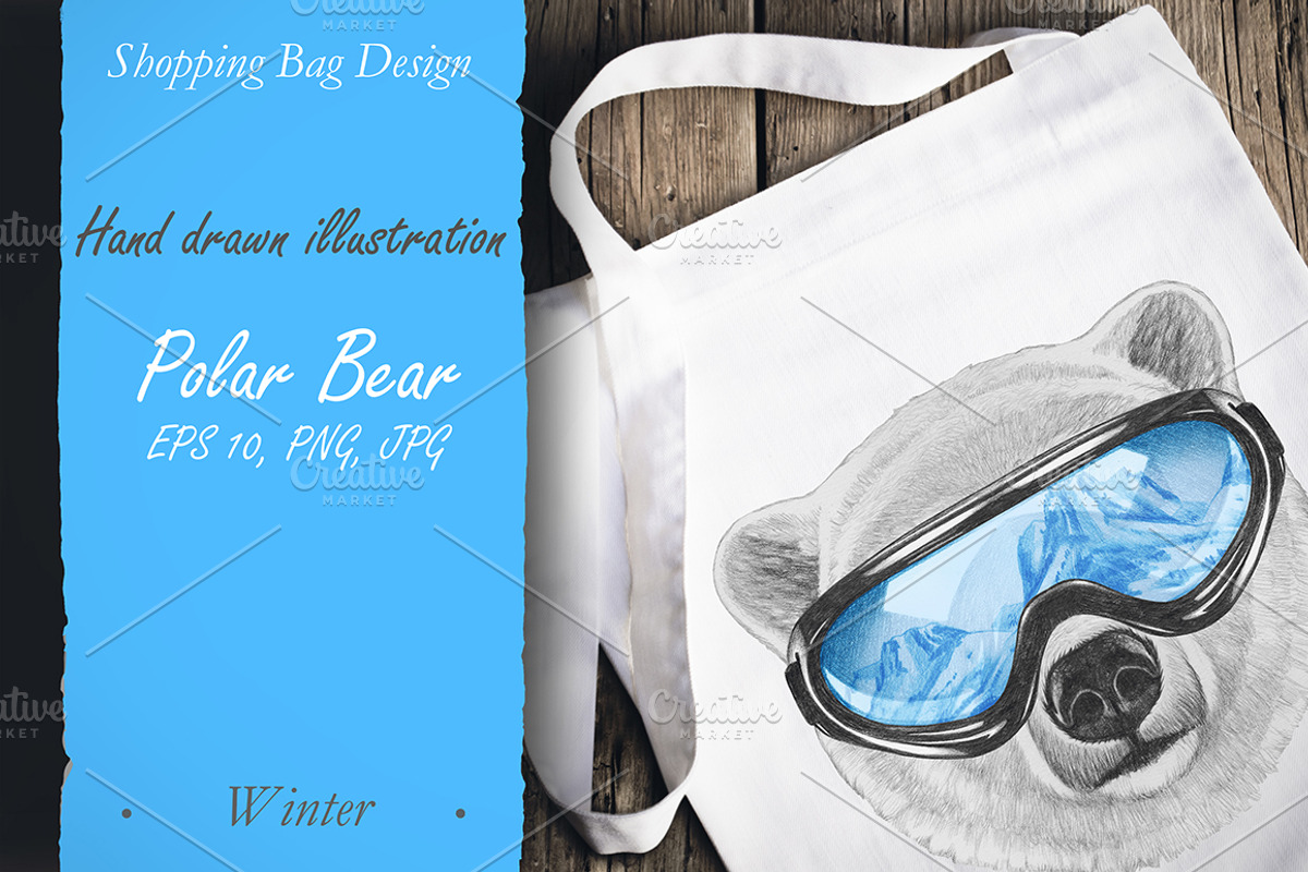 Polar Bear / Winter, an Animal Illustration by Victoria_Novak (Photo 2 of 3)