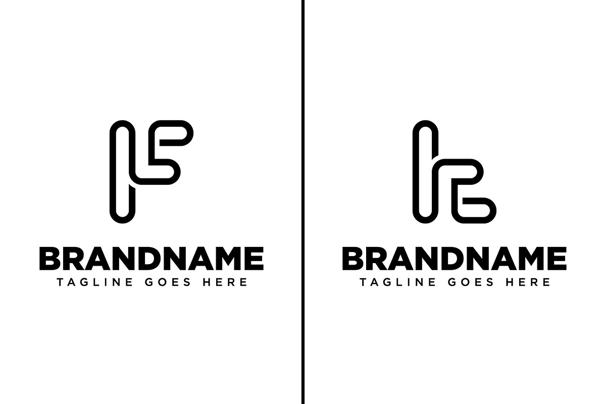 Letters FL or LR Monogram Logo, a Branding & Logo Template by Pray Art Design Studio