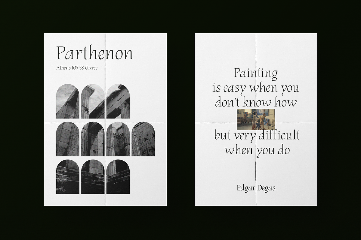 ED Cretheus Display Serif, a Serif Font by Emyself Design (Photo 9 of 12)
