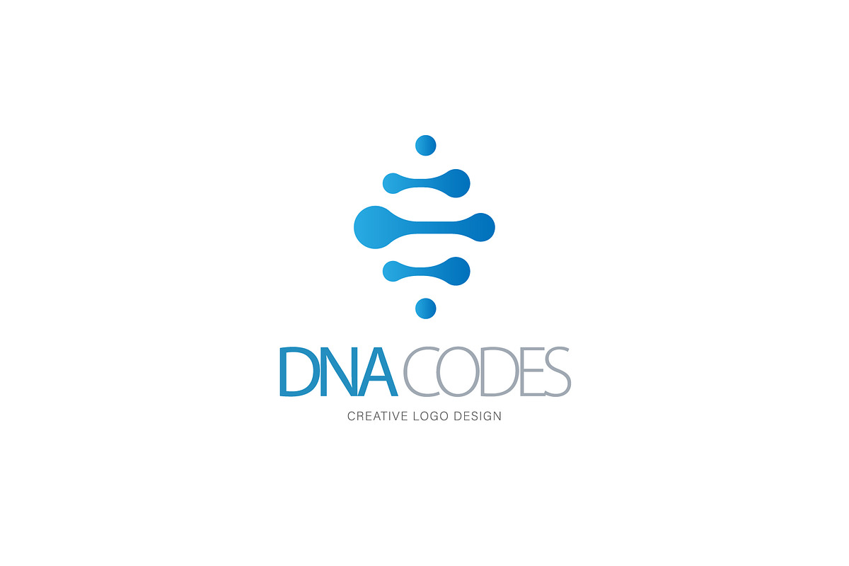 dna codes logos, a Branding & Logo Template by Logocreative