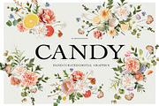 Candy Rustic Floral Clipart Set, an Object Illustration by anastasiia.art (Thumbnail 6 of 10)