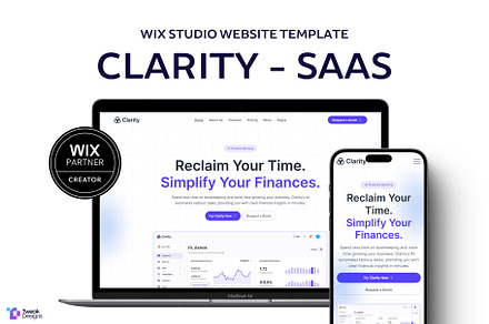 Clarity - AI & SaaS Website Template