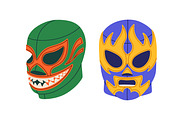 Mexican luchador masks set, a Sport Illustration by Good Studio (Thumbnail 5 of 6)