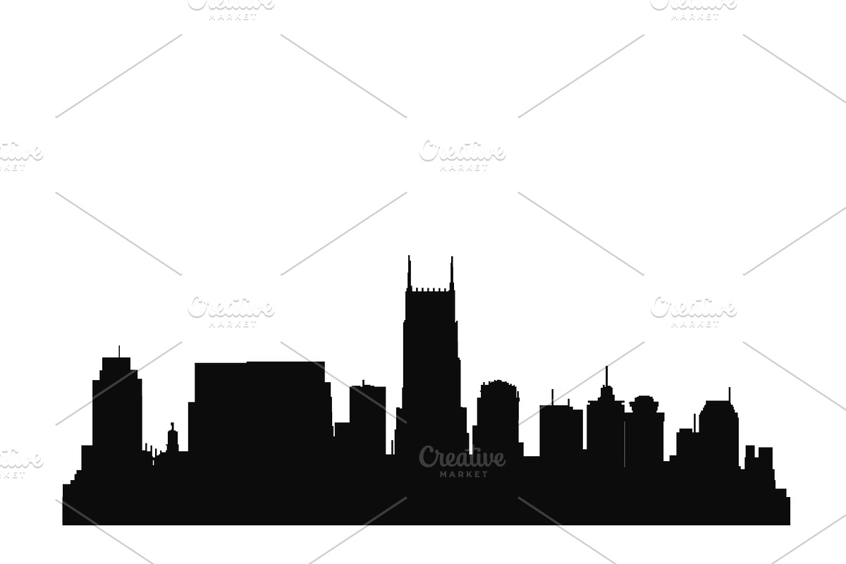 10xFiles Pack Nashville Skylines, an Illustration by HQPhoto Store (Photo 6 of 9)