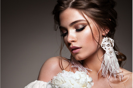 Glamour portrait of beautiful woman, a Beauty & Fashion Photo by korabkova