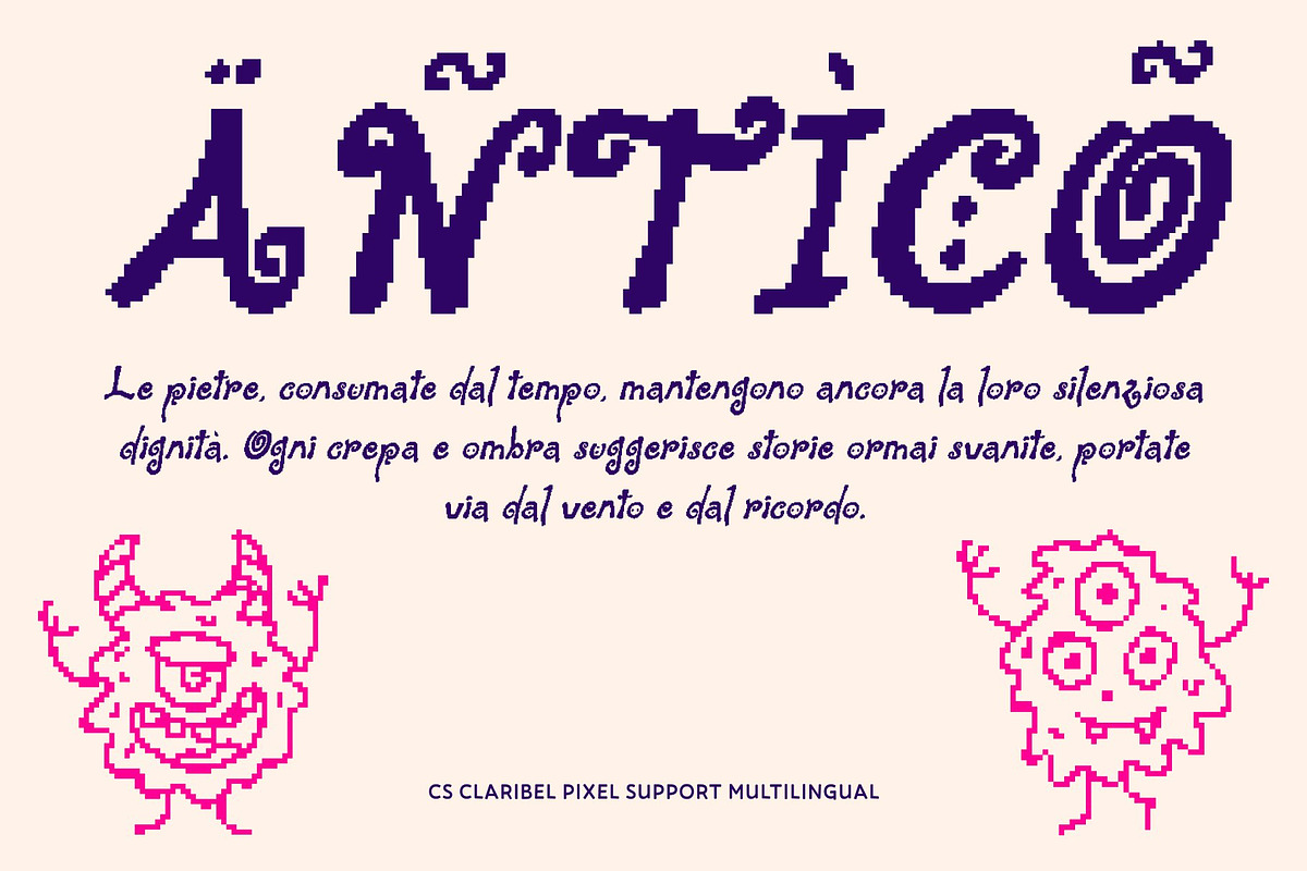 CS Claribel Pixel, a Handwritten Font by Craft Supply Co. (Photo 7 of 8)