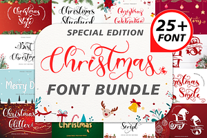 Special Edition Christmas Bundle, a Script Font by Yoga Letter