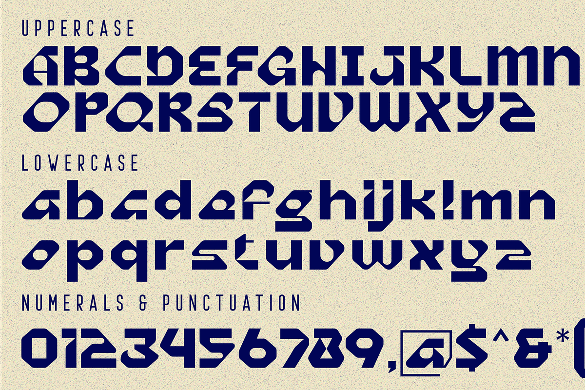 Causing Comfort - Sci-fi Font, a Sans Serif Font by 177Studio (Photo 7 of 8)