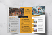 Construction Trifold Brochure, a Brochure Template by workclan24 (Thumbnail 2 of 4)
