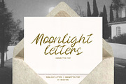 Moonlight Letters Handwritten font, a Handwritten Font by MOODSTORE (Thumbnail 1 of 11)