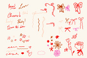 Pretty ribbon bows bundle, an Object Graphic by MayBay Studio (Thumbnail 6 of 11)