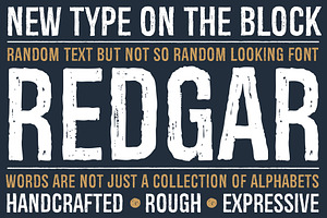 Redgar Font