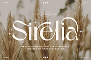 Sirelia – Modern Elegant Serif Typef, a Font by kangfont Studio (Thumbnail 1 of 9)