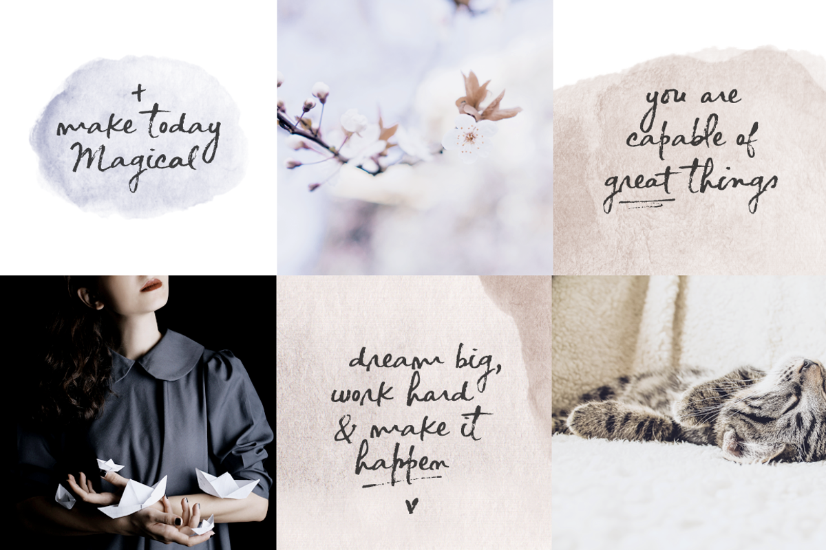 Siren Song font and texture pack preview 7