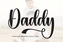 Daddy | Script Font