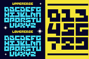 Pixbit - A Geometric Display Pixel, a Sans Serif Font by Marvadesign (Thumbnail 4 of 7)