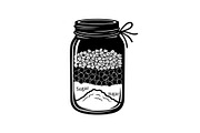 Layered Mason Jar Ingredients Bundle, an Illustration by yasushie (Thumbnail 8 of 31)