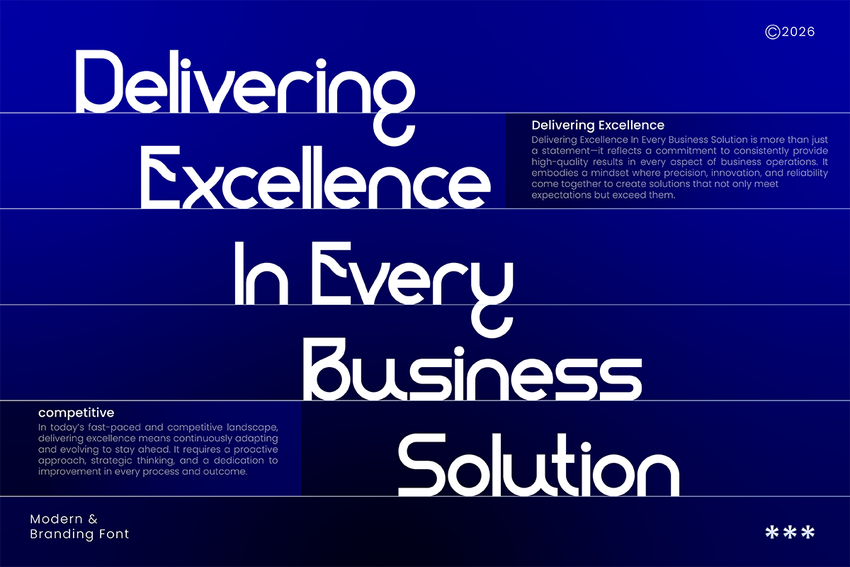 Gabio - Modern Branding Font, a Sans Serif Font by Pandeka Studio (Photo 3 of 9)