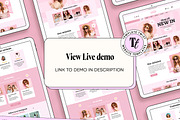 Pink Retro Wix Store Template, a Wix Template by Template Twist Shop (Thumbnail 3 of 10)
