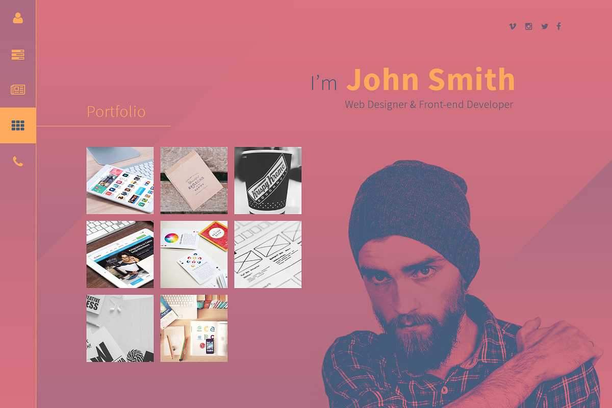 JohnSmith, a Websites & App Template by Viktor (Photo 5 of 6)