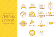 Over 70 Various Logos for Fast Food, a Branding & Logo Template by UX Monster (Thumbnail 11 of 13)