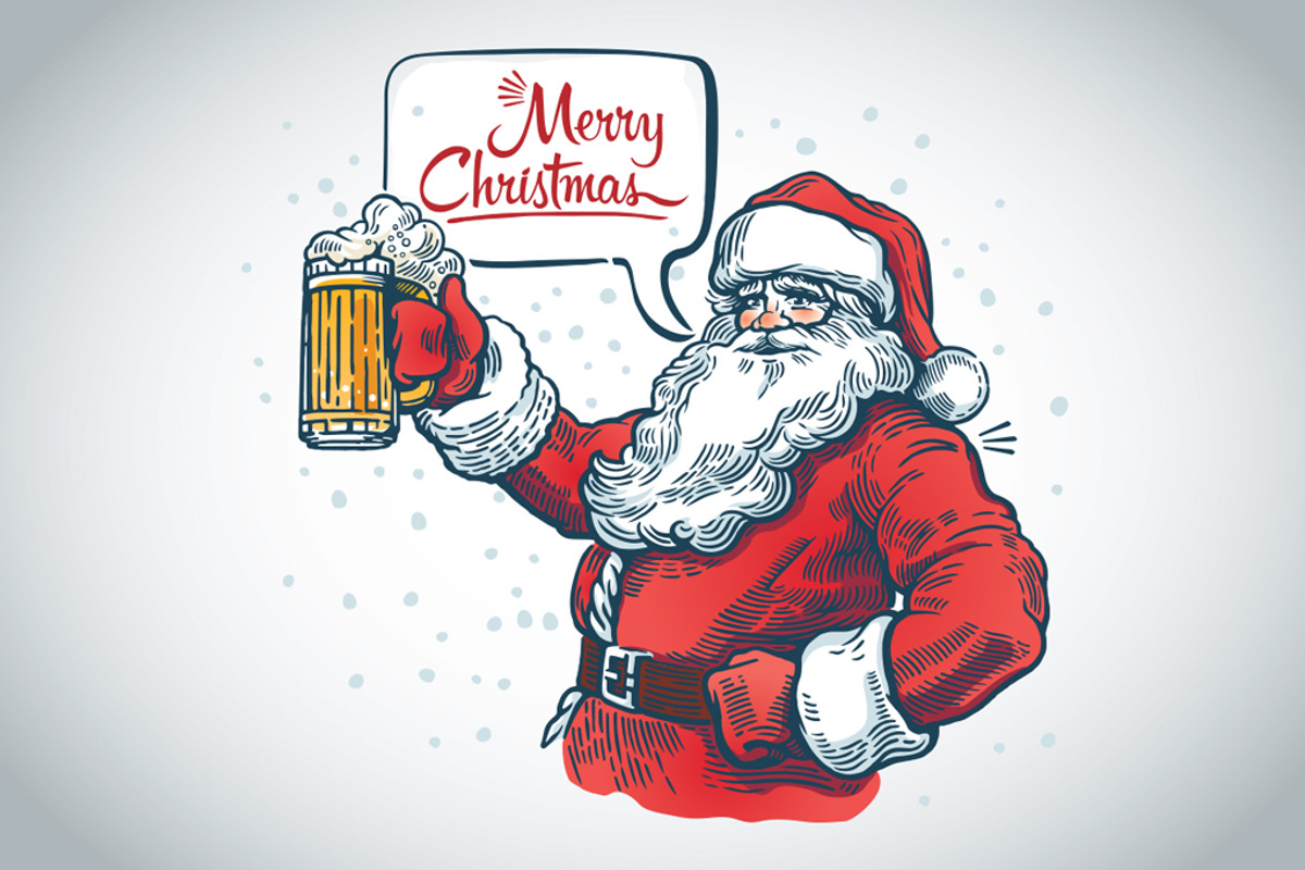 Jolly Santa Claus, a Decorative Illustration by Countryside life (Photo 2 of 6)