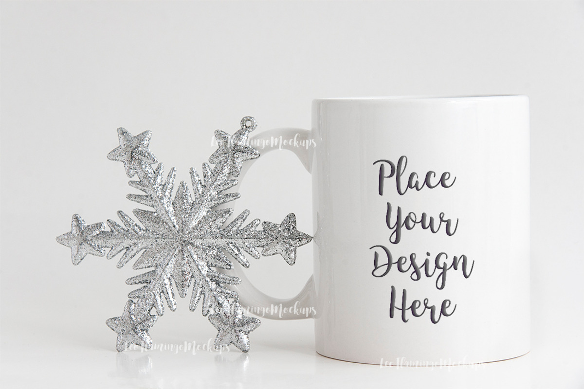 Winter coffee mug mockup minimal psd, a Cups & Container Mockup by Leo Flo Mockups (Photo 1 of 6)