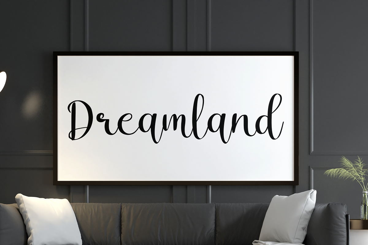 Mindlight, a Script Font by Essentials Studio