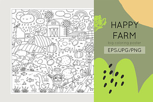 Coloring Page BUNDLE. 10 Big Posters