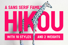 Hikou Typeface