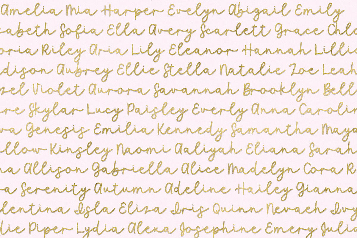 Queen Bee Script Font, a Script Font by Beck McCormick (Photo 9 of 10)