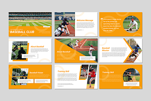 Baseball Club - PowerPoint Template