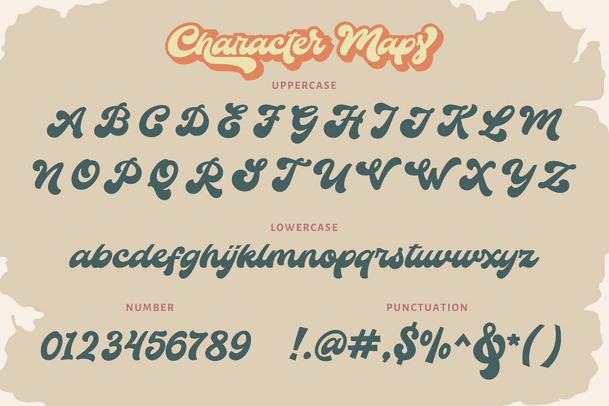 The Auratype | Retro Layered Font, a Script Font by Auratype (Photo 12 of 15)
