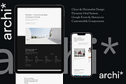 Archi - Modern Architecture Template, an UI Kit Template by YoArts (Thumbnail 1 of 4)