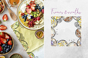 Smoothie bowls. Watercolor & ink art, a Food Illustration by MsFlaffy (Thumbnail 11 of 19)