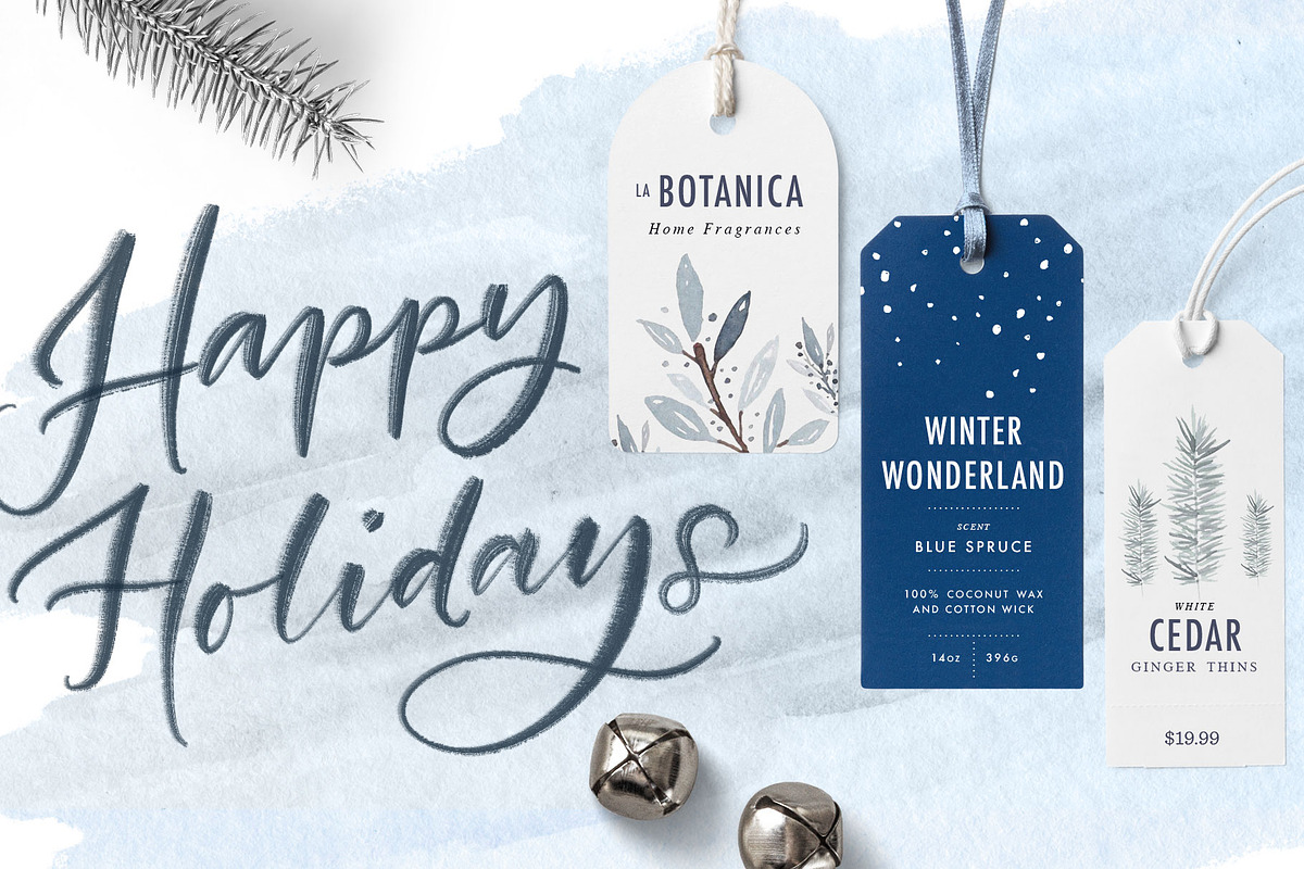 Winter Watercolors Kit, a Texture Illustration by Every Tuesday (Photo 2 of 22)