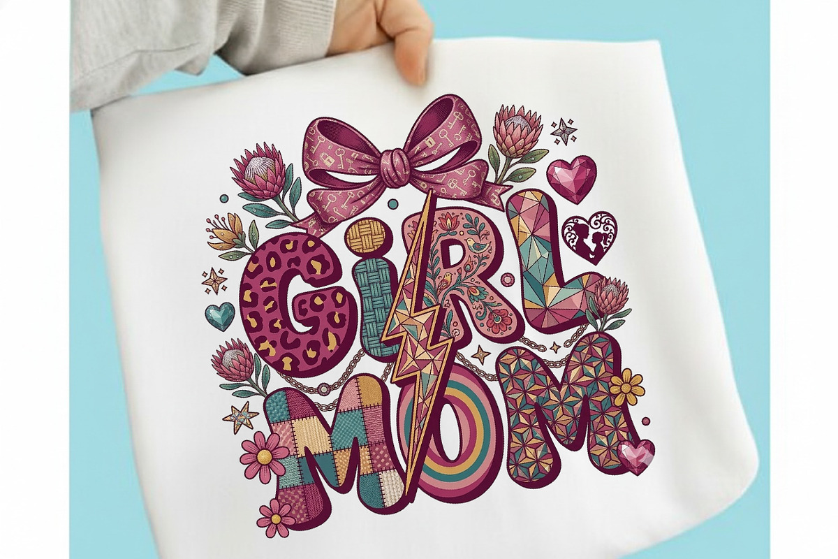 Floral Mama Mother's Day PNG,, an Illustration by designcity5 (Photo 3 of 4)