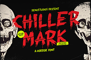 Chiller Mark | Horror Font, a Handwritten Font by Denustudios (Thumbnail 1 of 12)