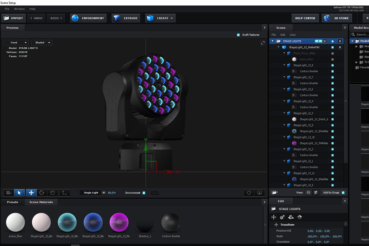 Stage Lighting Collection-14 PCS, an Object 3D Model by akerStudio (Photo 259 of 309)