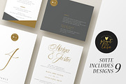 Wedding Invitation Suite - Marya, an Invitation Template by Print The Love Boutique (Thumbnail 1 of 4)