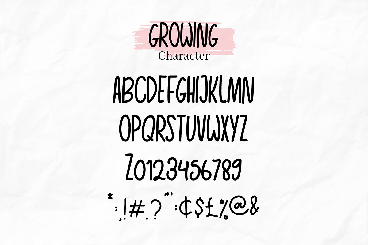 Growing Garden Blooming Font Trio, a Script Font by Helotype (Photo 5 of 8)