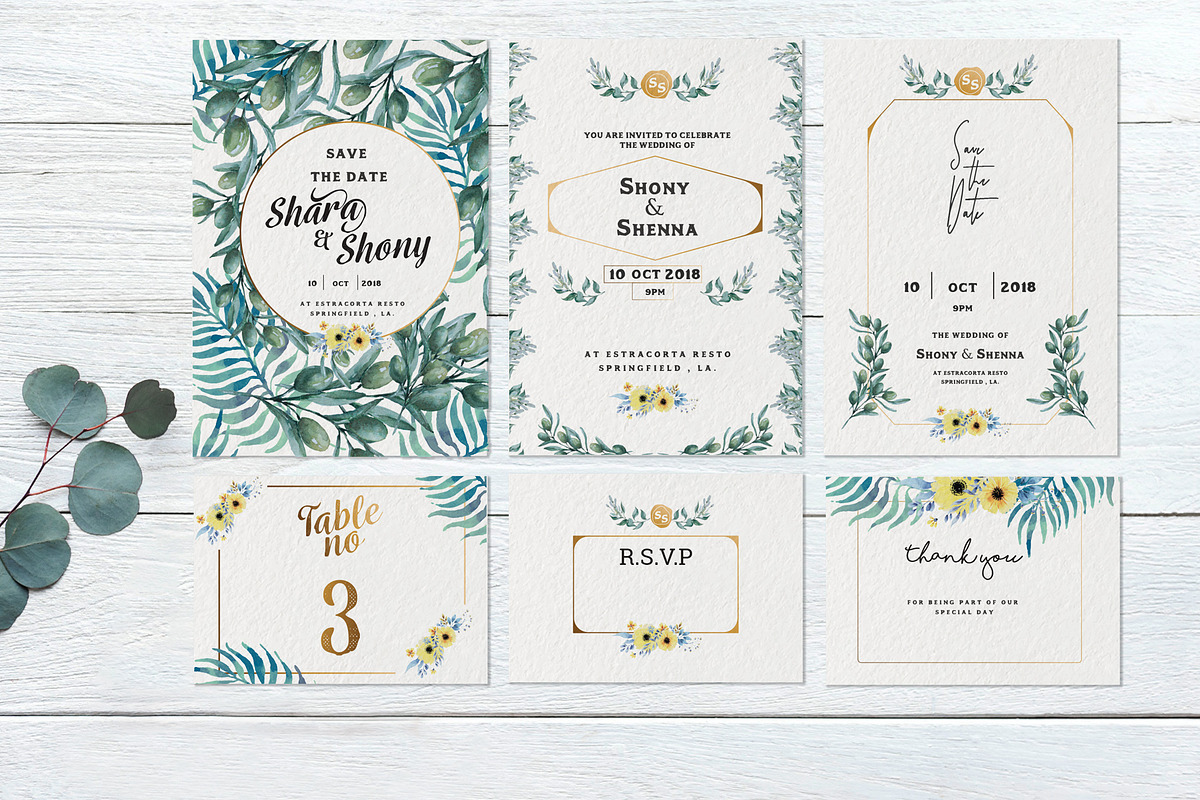 Spring Break Wedding Suite, an Invitation Template by ulndsgn (Photo 2 of 8)