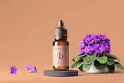 Amber Glass Dropper Bottle Mockups, a Cups & Container Mockup by pmvch (Thumbnail 19 of 20)