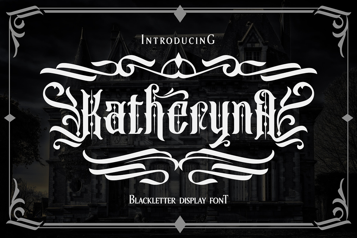 Katheryna Typeface, a Blackletter Font by Arterfak Project (Photo 1 of 7)