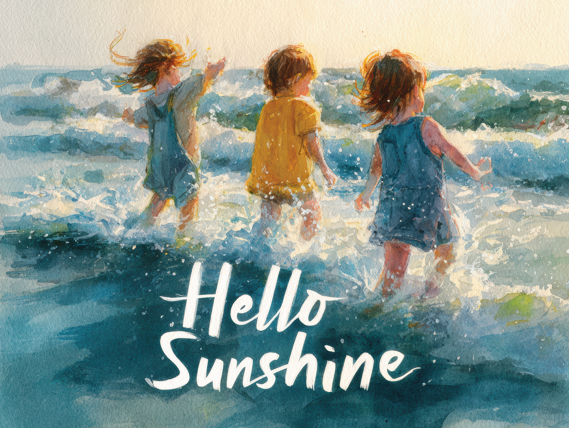 Summer Watercolor Illustration, a Photo by Virgo Studio
