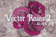 Vector Roses 2, an Object Graphic by Ferntale Art & Design (Thumbnail 1 of 5)